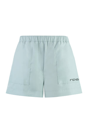 Techno fabric shorts-0
